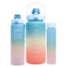 Jogo 3 Garrafas Squeeze De Policarbonato Tie Dye - 1