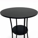 Ver mais imagens de Mesa Alta Bistrô para Área Gourmet Bar Porto Cor Preto - Kmj