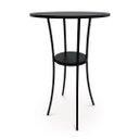 Ver imagem 6 de Mesa Alta Bistrô para Área Gourmet Bar Porto Cor Preto - Kmj