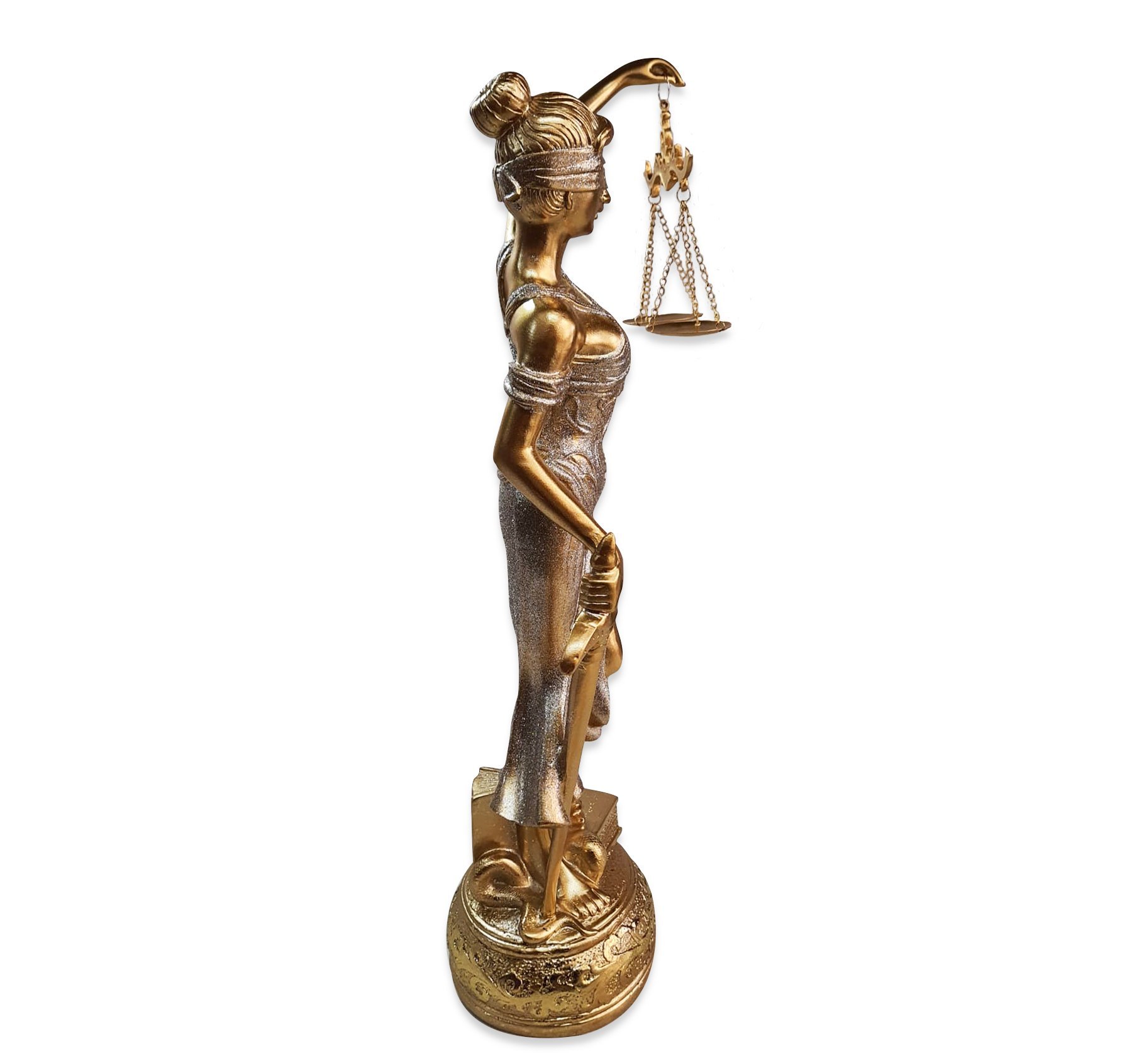 Estátua Dama da Justiça Têmis Deusa 55 Cm Símbolo do Direito - 3