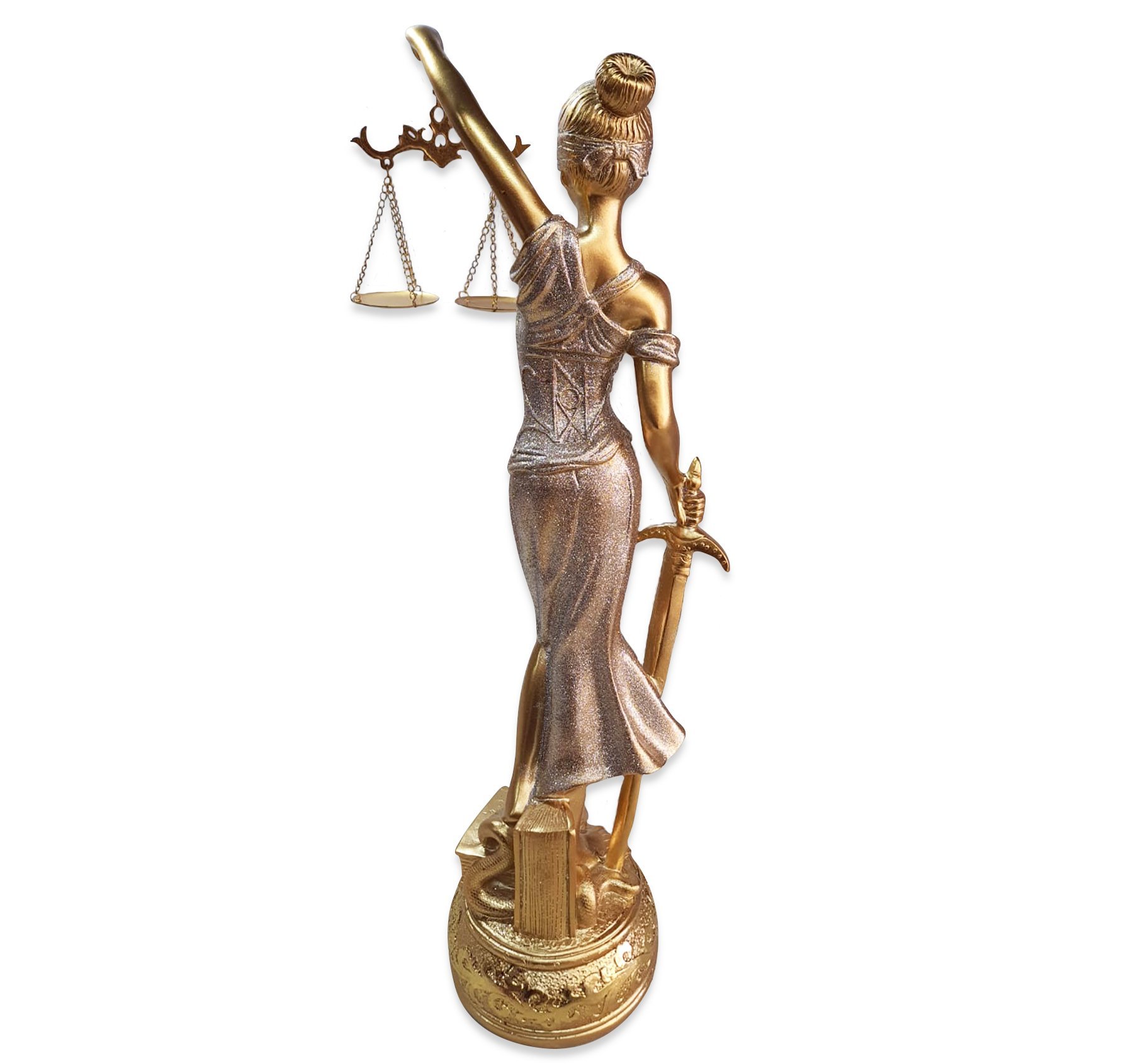 Estátua Dama da Justiça Têmis Deusa 55 Cm Símbolo do Direito - 4