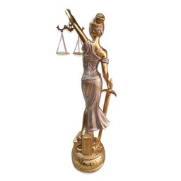 Estátua Dama da Justiça Têmis Deusa 55 Cm Símbolo do Direito - 4