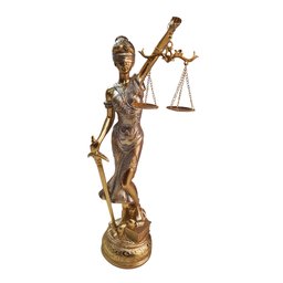Estátua Dama da Justiça Têmis Deusa 55 Cm Símbolo do Direito - 1