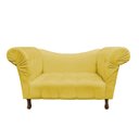 Ver imagem 1 de Recamier Divã Rio 1,50m Suede Amarelo - Dominic Decor