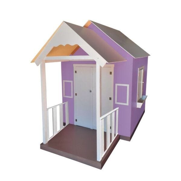 Casinha De Boneca Grande 60cm De Madeira mdf + Kit Mini Moveis 30 peças :  : Brinquedos e Jogos