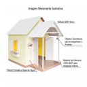 Ver imagem 3 de Casinha 1,50cm em MDF com Varanda Infantil Amarelo/Branca Brinquedo Criança Feliz