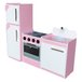 Cozinha Infantil Modulada 1,17cm De Madeira 3 Peças Rosa/Branca Brinquedo Criança Feliz - 3