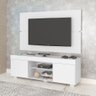 Rack com Painel para Tv até 65 Polegadas Denver 2 Portas Branco Fosco - Atualle Móveis - 1