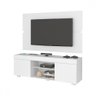 Rack com Painel para Tv até 65 Polegadas Denver 2 Portas Branco Fosco - Atualle Móveis - 2