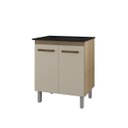 Ver imagem 3 de Balcão para Cooktop Jade 2 Portas: Savana Off White