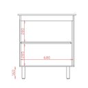 Ver mais imagens de Balcão para Cooktop Jade 2 Portas: Savana Off White