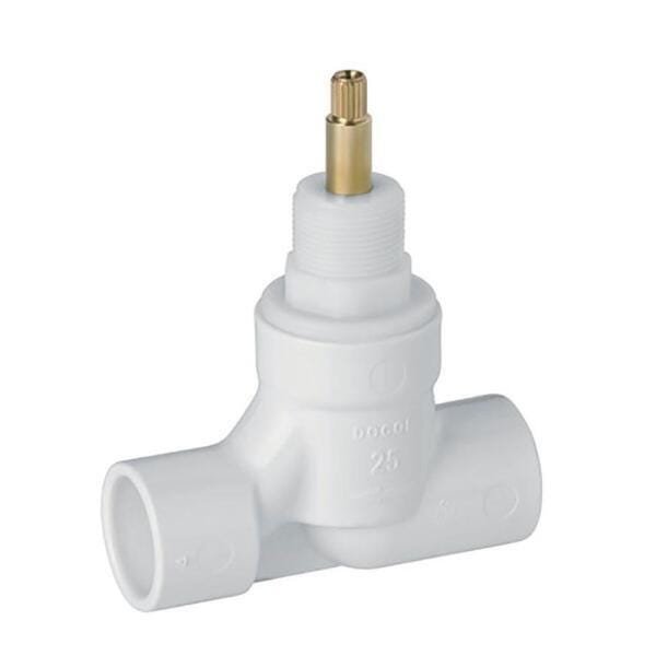 Kit 2 Registros Pressão Basetec Pvc 25 Docol - 1