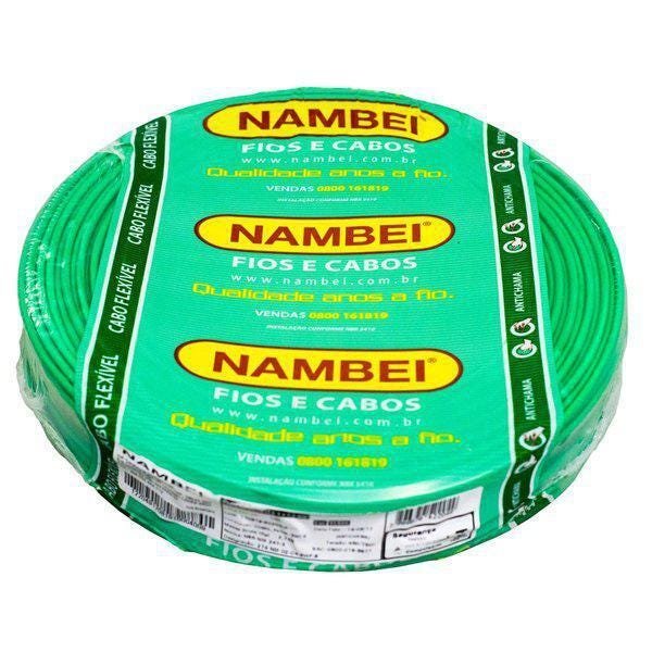 Cabo Nambeiflex 750V 10,00 Mm2 Verde - 1