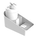 Ver imagem 1 de Dispenser Porta Detergente com Suporte para Sabão e Esponja Branco Flat Crippa Pia Cozinha