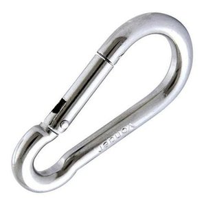 Mosquetão 8Cm Profissional Suporta 230Kg - 10 Unidades