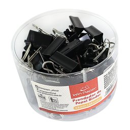 Kit 48 Unidades Prendedor de Papel Binder Pratico 25mm - 3