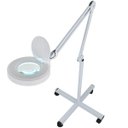 Ver imagem 1 de Lupa Luminária 120 Leds SMD Tripé Altura Regulável 4 Rodas Estética 110V