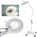 Ver imagem 2 de Lupa Luminária 120 Leds SMD Tripé Altura Regulável 4 Rodas Estética 110V