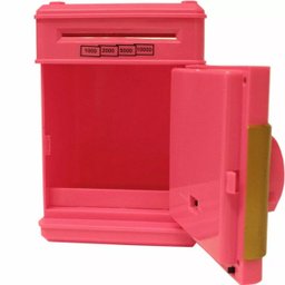 Mini Cofre Eletrônico Digital Senha 4 Dígitos Notas e Moedas - 2
