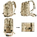 Ver imagem 3 de Mochila Multiuso Escolar Militar  Cargueira 30 Litros Camping Pesca Cáqui Lorben