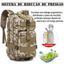Ver imagem 2 de Mochila Multiuso Escolar Militar  Cargueira 30 Litros Camping Pesca Cáqui Lorben