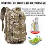 Mochila Multiuso Escolar Militar  Cargueira 30 Litros Camping Pesca Cáqui Lorben - 2