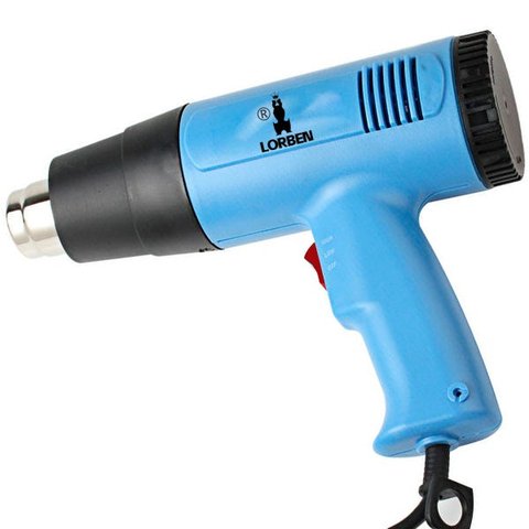 Soprador Térmico Ar Quente 2000W com 2 Temperaturas 300-500°C 110V
