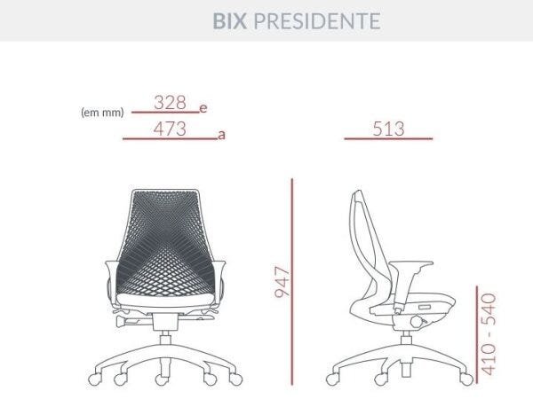 Cadeira Bix Presidente  - 4