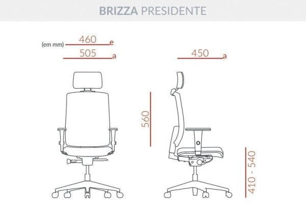 Cadeira Brizza Presidente Soft - 4