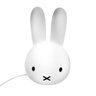 Luminária Abajur Cabeça Miffy 36cm Grande Coelho Branco - 4