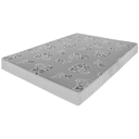 Ver imagem 1 de Colchão Casal Andes Liso Branco Espuma D20 138x188x14cm