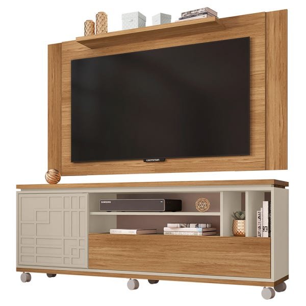 Rack com Painel para TV até 55 Polegadas Form Caemmun | MadeiraMadeira