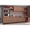 Ver imagem 3 de Módulo Cozinha Kappesberg Lótus Tampo P/ Balcão E603 60cm Canela-kappesberg