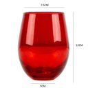 Ver imagem 6 de Copo Diamond Jogo 6 Unidades Suco Agua Drink Vidro Vermelho Transparente 625ml