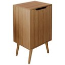 Ver imagem 1 de Gabinete para Banheiro Pes Palito 1 Porta Bn3641 Amendoa Tecno Mobili