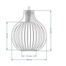 Lustre Pendente Bali Redondo Madeira Cozinha Bar Escritório Sala Redondo Madeira 21x18cm - Caramelo - 6