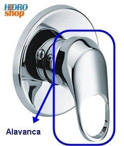 Alavanca Monocomando 2993c Decamix Deca Cromado - 4474021 - 6