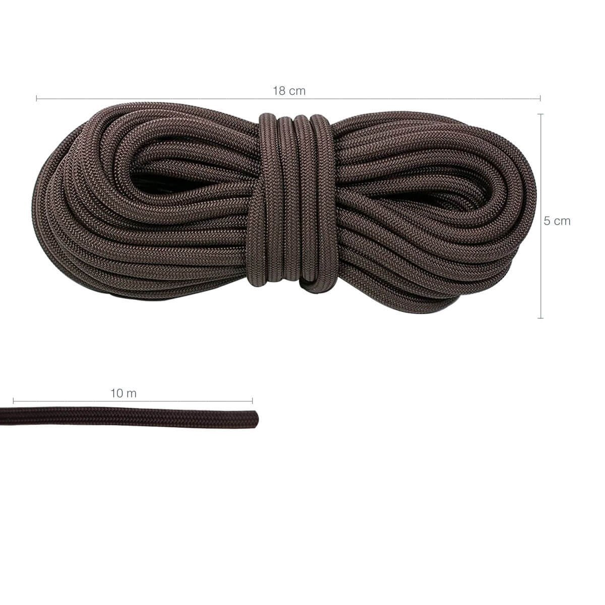 Paracord 750 Libras 5mm 387kg Corda de Sobrevivência Resistente 10 Metros  Camo Forest