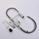 Ver imagem 5 de Torneira Cozinha Goumert Misturador Agua Quente Fria Monocomando Flexivel Extensivel Pia Mesa Bancad