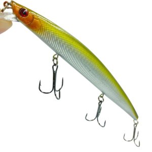 Isca Artificial 3 Garateias 18Cm 26Gr Tucuna Espada Amarela