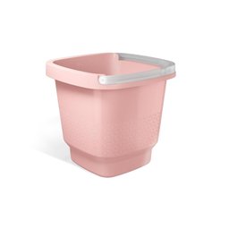 Balde de Plástico 12 Litros - Rosa - 1