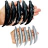 Kit 10 Iscas Artificiais Tuviras 5 Preta + 5 Prata 11cm - 1