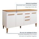 Ver imagem 7 de Balcão Gabinete de Cozinha 4 Portas e 2 Gavetas em MDP Toronto