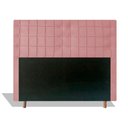 Ver imagem 1 de Cabeceira Estofada Paris 160cm Cama Box Queen Rose