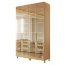 Ver imagem 2 de Cristaleira Dupla 4 Portas Vidro Reflecta Infinito 140cm 100% MDF