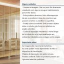 Ver mais imagens de Cristaleira Dupla 4 Portas Vidro Reflecta Infinito 140cm 100% MDF