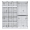 Ver imagem 2 de ARMÁRIO COLMÉIA COM CABIDEIRO M210.2021.B (CLOSET OU LOJA) MUNDI MOVEIS