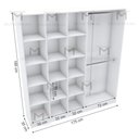 Ver imagem 6 de ARMÁRIO COLMÉIA COM CABIDEIRO M210.2021.B (CLOSET OU LOJA) MUNDI MOVEIS