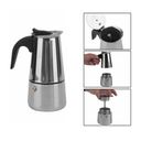 Ver imagem 5 de Cafeteira Italiana Aço Inox Expresso 4 Xícaras 200ml