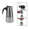 Cafeteira Italiana Aço Inox Expresso 4 Xícaras 200ml - 5